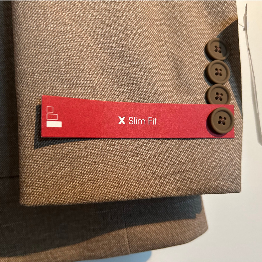 NWT Calvin Klein X Slim-Fit Mariano Sport Coat – Tan – Men’s 40L - Picture 6 of 10
